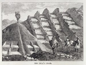 E. George Squierによる &39;Incas of the Land in the Land in the Land in the Incas&39;からのインカの椅子、パブ。 1878年 作： English School